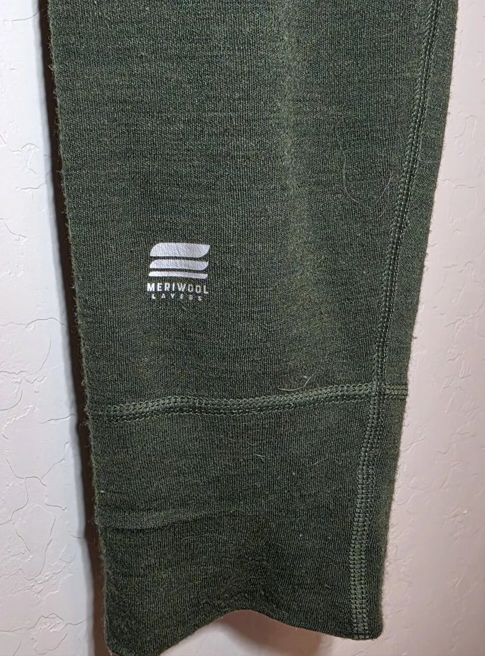 Men's Meriwool Olive Green Thermal Long Johns Base Layer